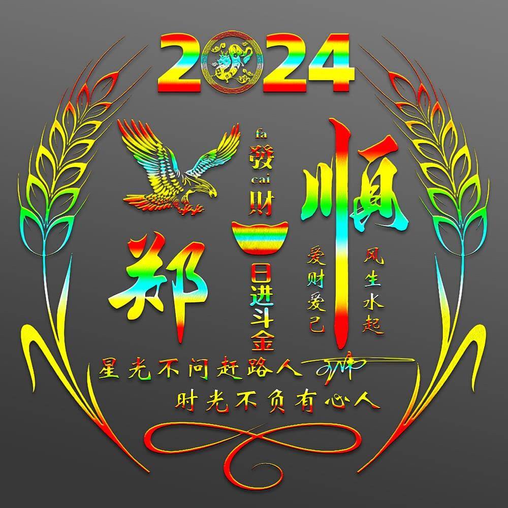 2024龙年特别款：28款个性签名头像，你的专属名字是否上榜？