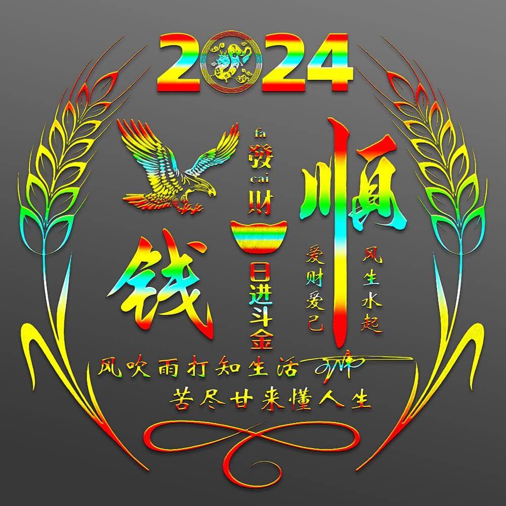 2024龙年潮流个性签名头像集，你的专属名字头像在这！