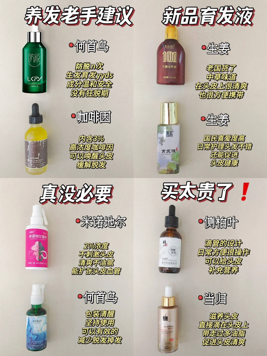 分享——最有效果的防脱生发产品