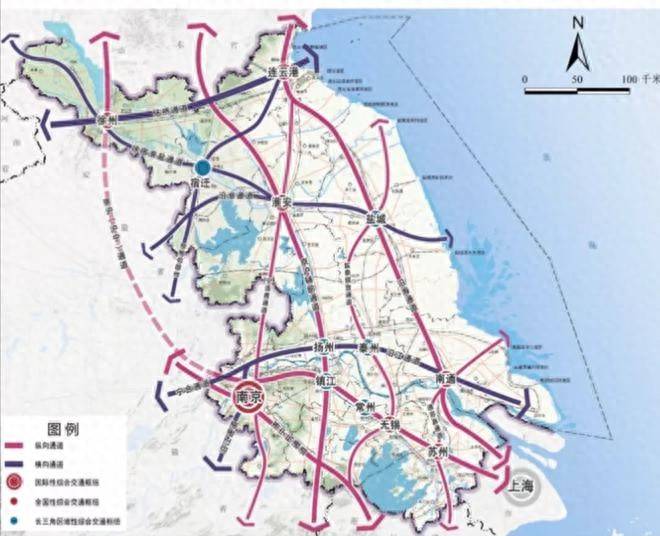 江苏省将重点打造四座全国性综合交通枢纽城市