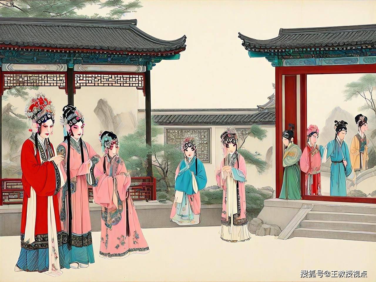 皇家园林戏曲盛环球360APP景多彩人物共绘华章(图1)