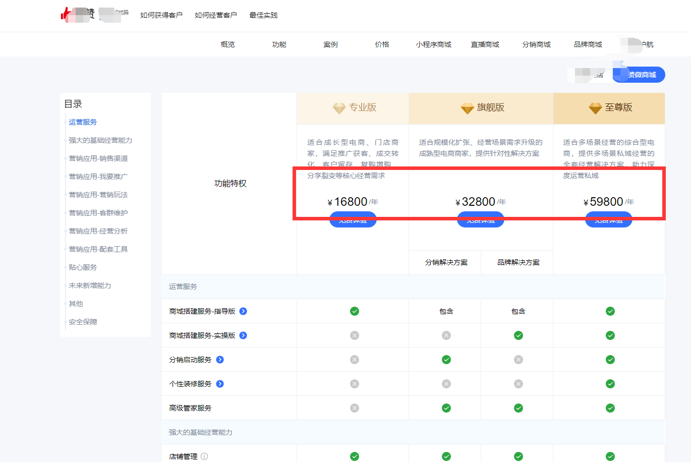 公众号提供交易平台有哪些服务项目