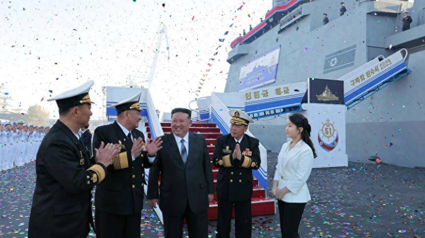朝鲜驱逐舰二度下水，金正恩新举动，是否释放对韩缓和信号？