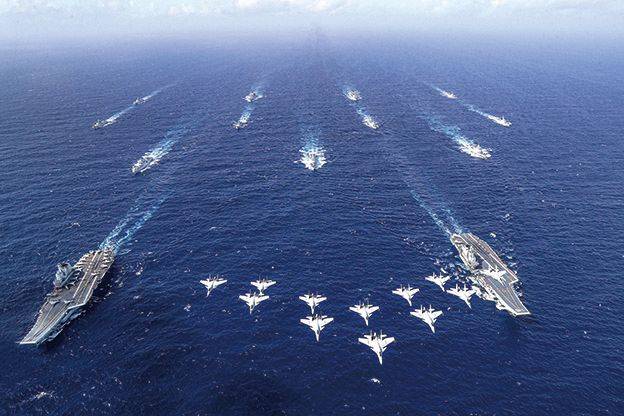 美国下场中东，威胁中俄老实点，让盟友去牵制中国，日本:我？