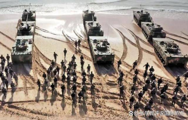 台湾就是台湾？美国不装了，解放军登陆大战，透露致命杀伤武器
