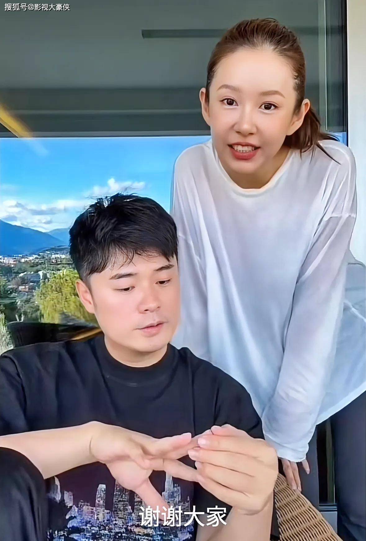 陈赫一家四口瑞士游，张子萱素颜出镜，一点不像俩娃儿妈啊！