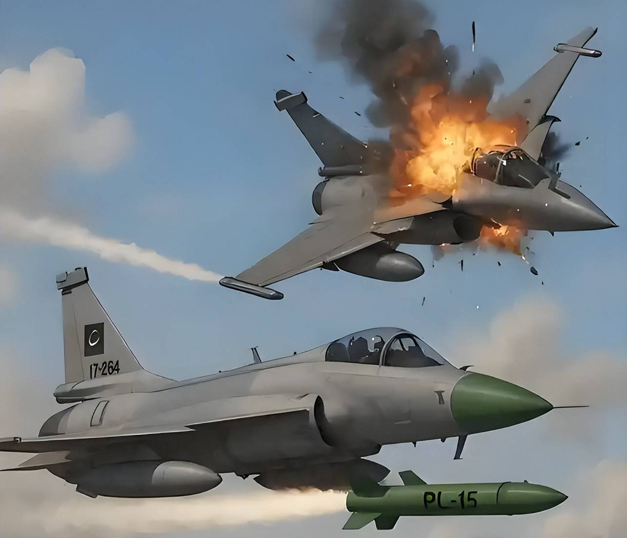 法国传来捷报，阵风“击落”F-35，印度没上当，巴铁也放心了
