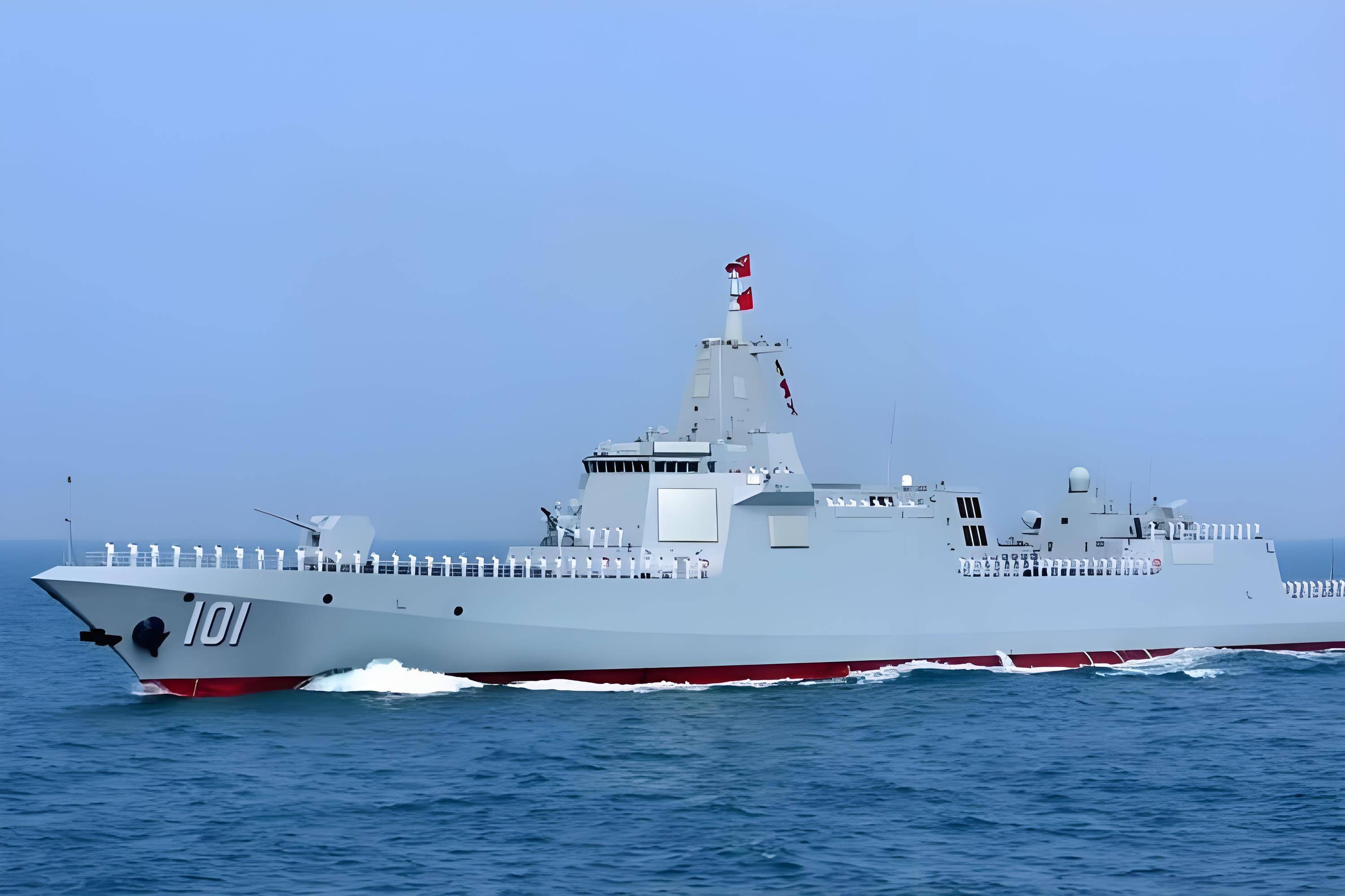 万吨大驱千里狙杀！中国造出全球最强战舰，航母克星时代降临