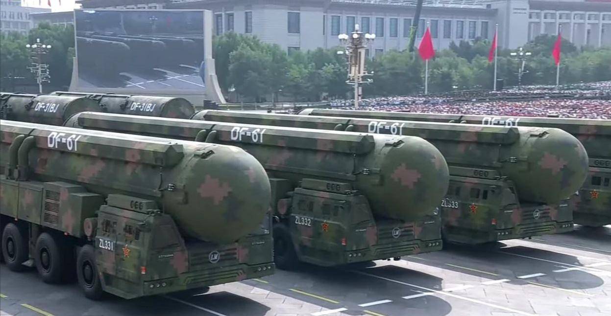 阅兵上5款洲际导弹，东风5C射程远，东风61弹头多，东风51最神秘