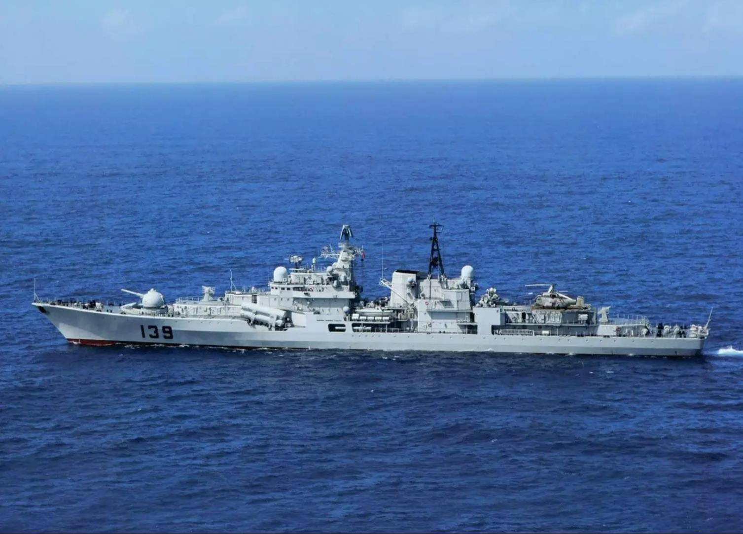 卡什坦系统已扔掉！泰州舰大改完毕，全面换装国产武器，仅保留俄式AK130双联舰炮