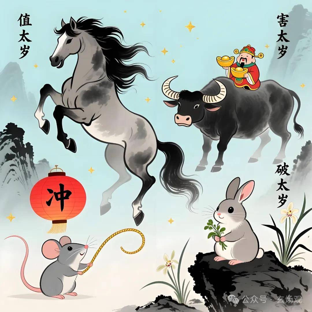 2026丙午年，属鼠的朋友们冲太岁，对运势方面的影响有哪些？