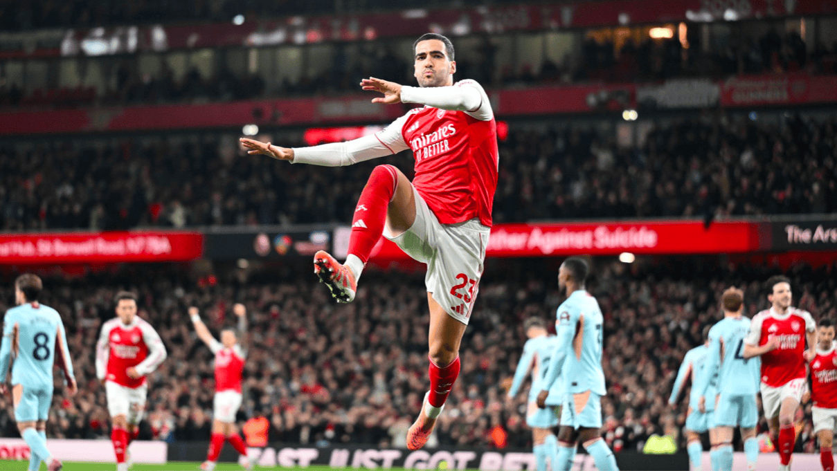 英超联赛免费高清直播+实时赛程+积分预测（2025赛季全覆盖）英超：阿森纳2-0布伦特福德5分领跑 梅里诺传射 萨卡补刀 赖斯伤退