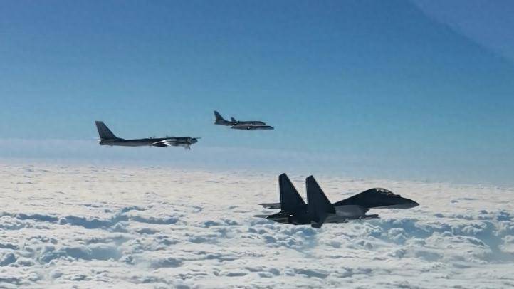 美日军机编队亮出核弹,与中俄针锋相对?白宫说法与日本大相径庭