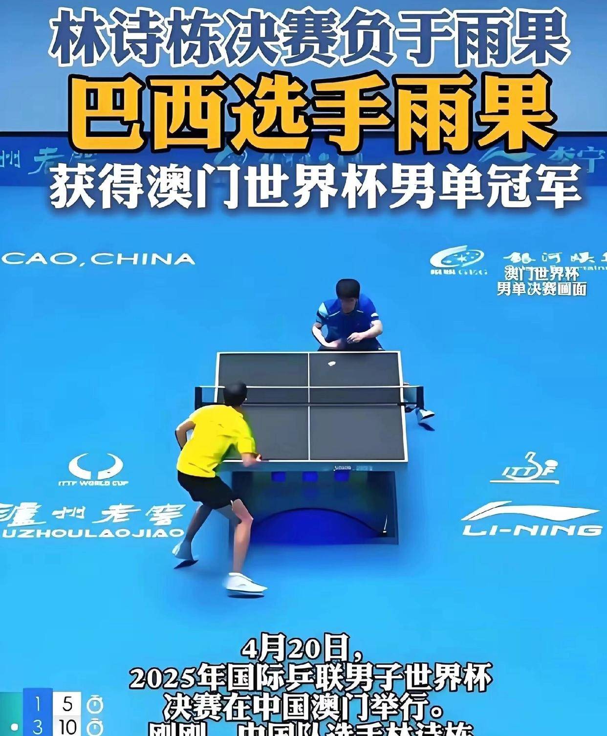 官宣比赛名单终于确定林诗栋又迎来更球速体育- 球速体育官方网站- APP下载强大对手19岁国乒小将横空出世