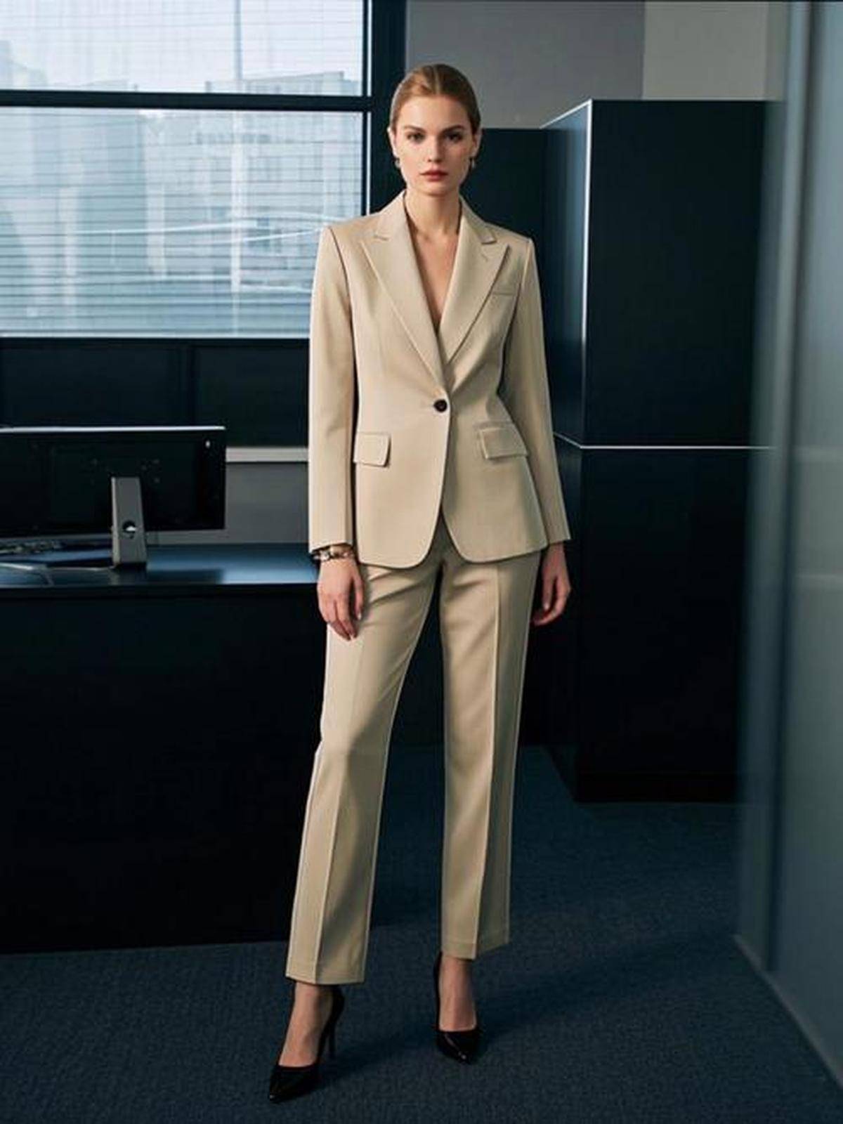 西装穿搭天花板干练沉稳气场又高级