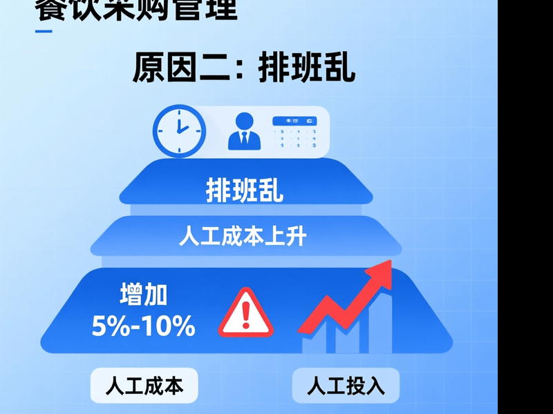 三、原因二:排班乱(人工增加 5-10%)