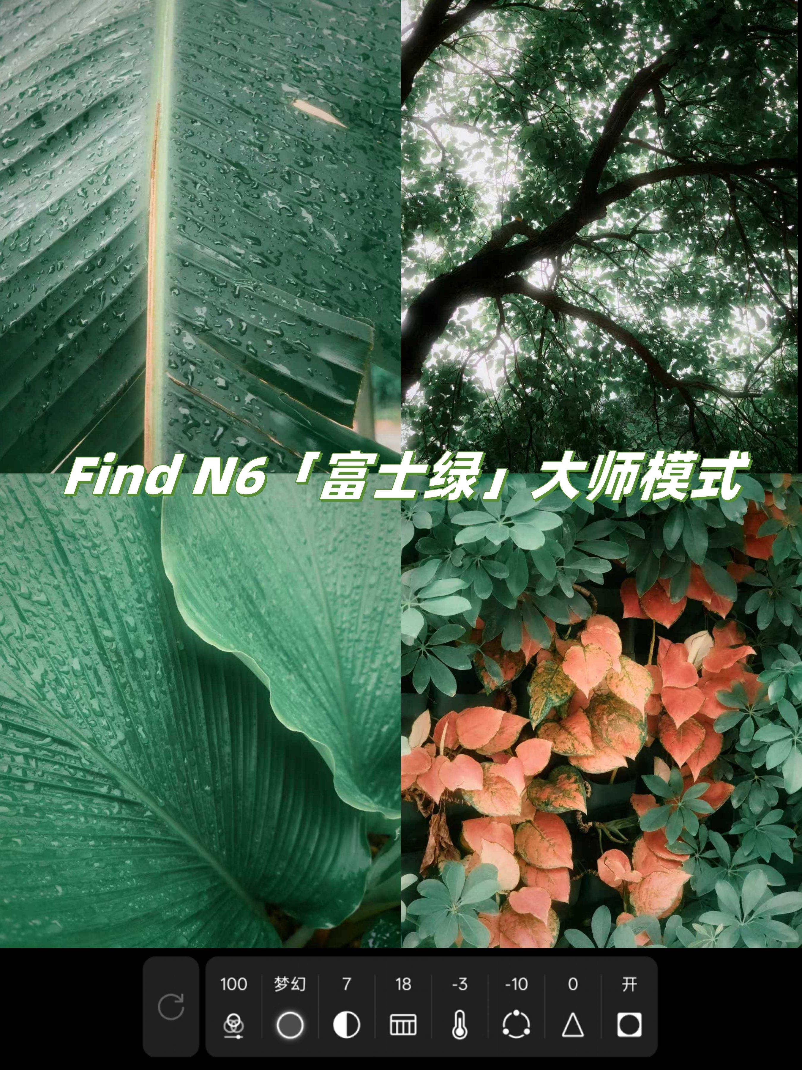 把Find N6大师模式调成了富士,意外好用!