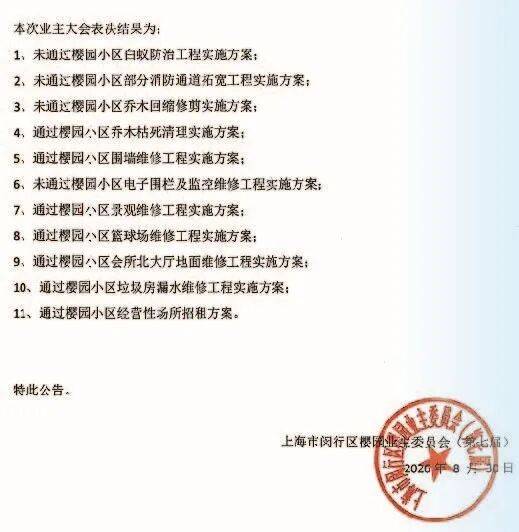 上海一小区11项议案预算163万元！白蚁防治28万、乔木回缩修剪10.8万…绿化修剪、白蚁消杀能否动用公共收益？