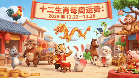 十二生肖一周运势解读 （2025年12月22日—12月28日）