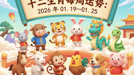 十二生肖一周运势解读 （2026年1月19日—年1月25日）
