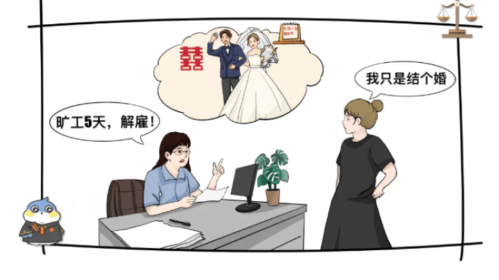 女子请婚假回老家办婚礼却被拒批、开除,法院判公司赔4.6万元,合理吗?