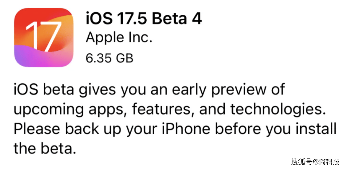 苹果发布 iOS 17.5 beta4 系统，加入一些新功能