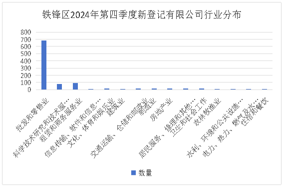 齐齐哈尔市铁锋区公布 2024年第四季度有限公司注册登记数据