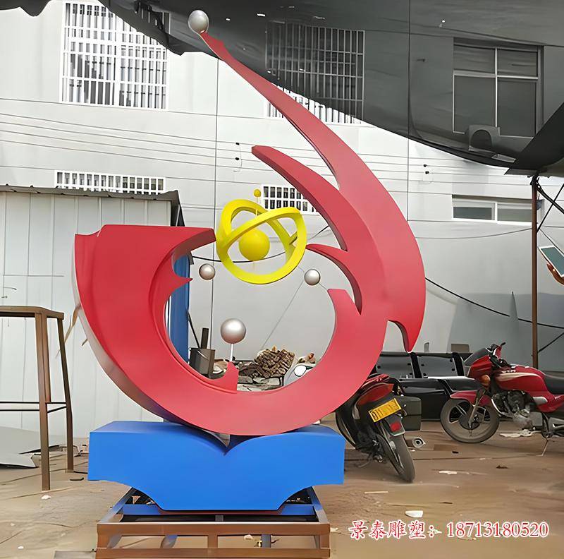 2025款校园不锈钢标志雕塑你想到放什么造型了吗