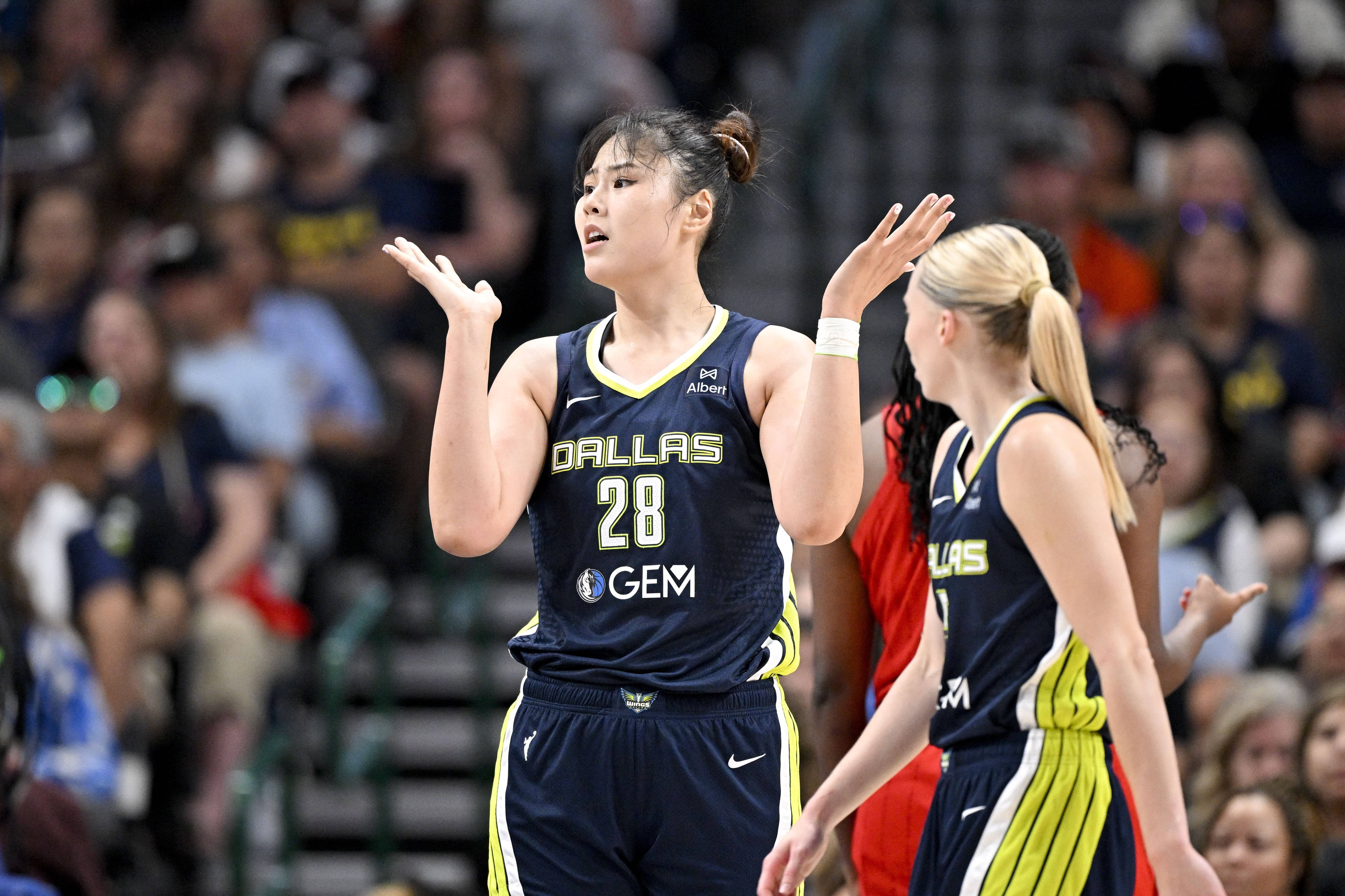 手感不佳！李月汝7中1得4分4篮板 WNBA飞翼不敌王牌