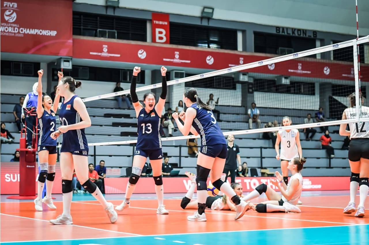 U21世锦赛-中国女排3-1阿根廷进6强 李涵宇21分冠全场