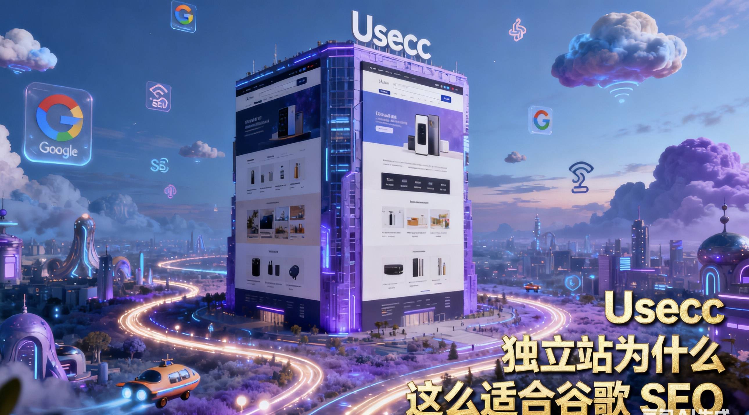 usecc独立站为什么适合谷歌seo？