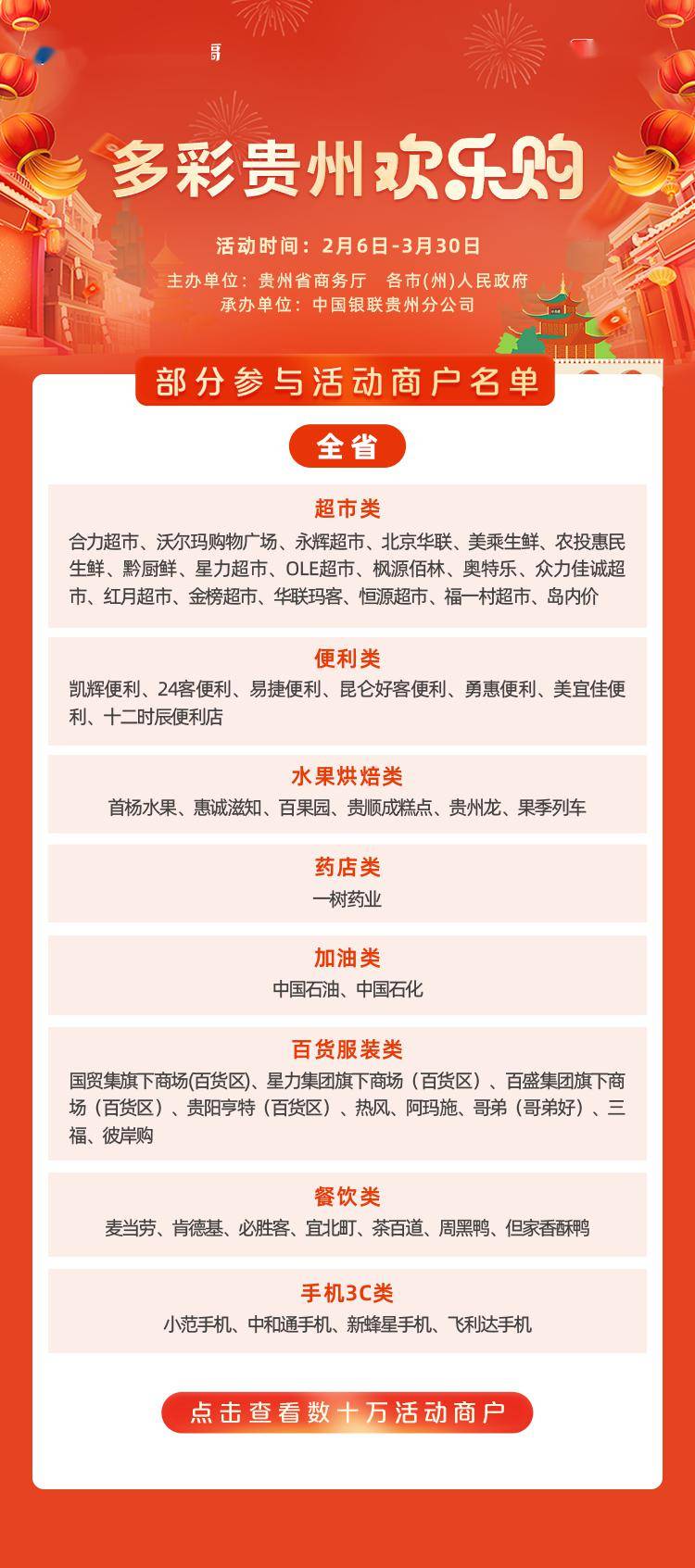 贵州省发“红包”了！普惠消费券开启多彩贵州欢乐购