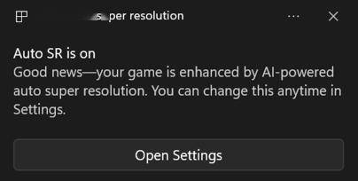 微软 Auto SR 自动超分辨率默认支持《无主之地 3》等 12 款游戏
