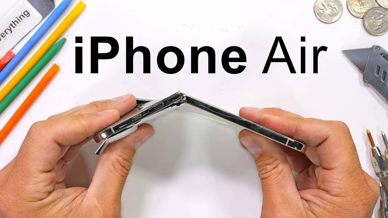 苹果 iPhone Air 与 17 Pro 抗弯不抗摔，跌落仍易碎屏
