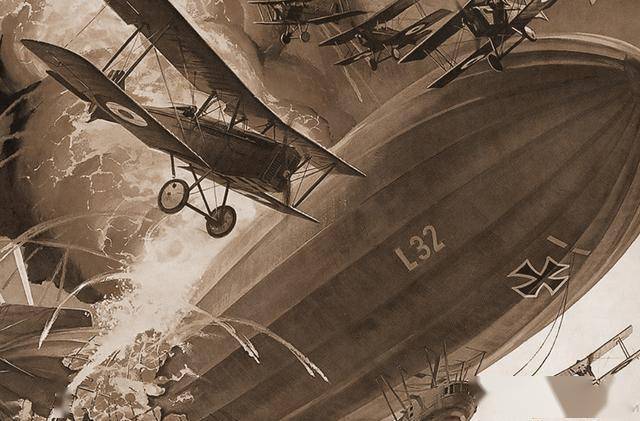 空中与水下的意外邂逅：飞艇对抗潜艇的真实故事