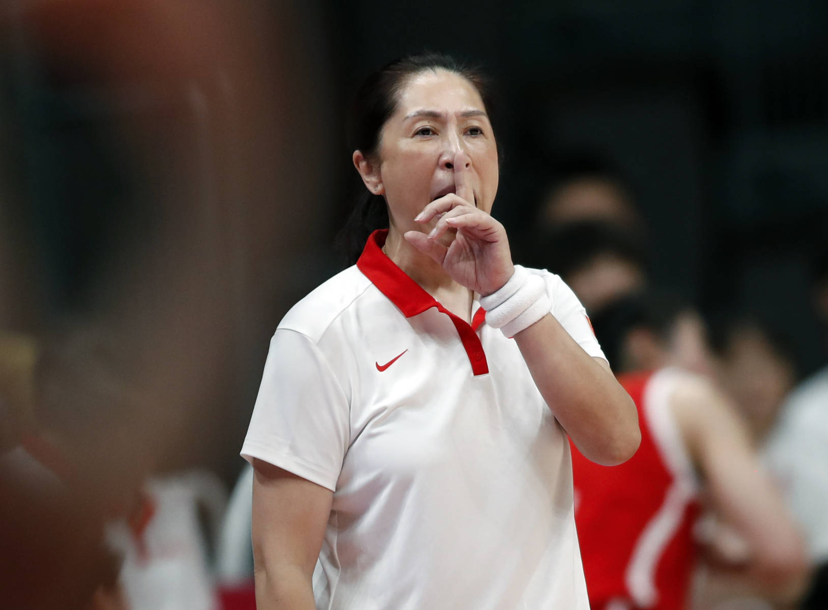 组图中国女篮热身赛再负日本郑薇指导王思雨