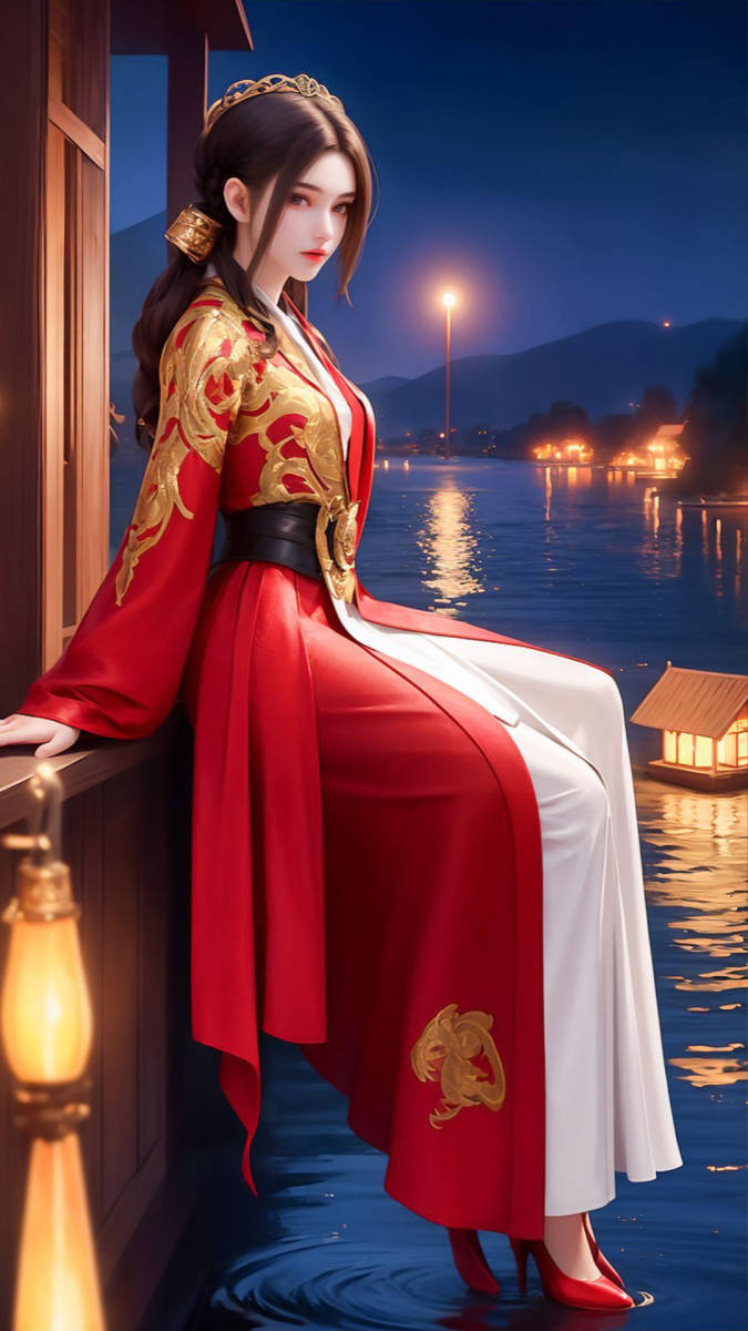 完美世界秦怡宁ai手机壁纸原为上界不老山圣女