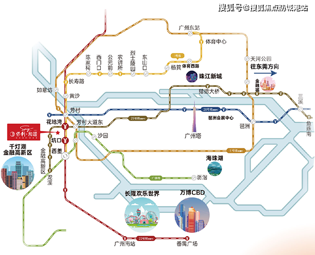 广州市如意大桥路线图图片