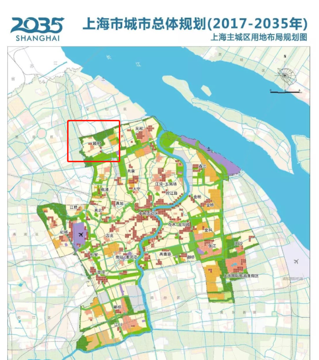图片来源:上海市城市总体规划(2017-2035)不仅如此,在2035宝山售楼处