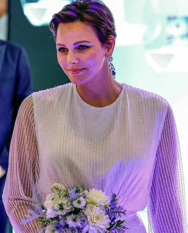 45岁夏琳王妃久违露面,一袭闪钻礼服美翻,已经"消失"一个多月