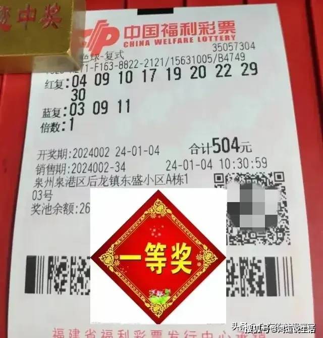 双色球9+3中奖彩票图图片