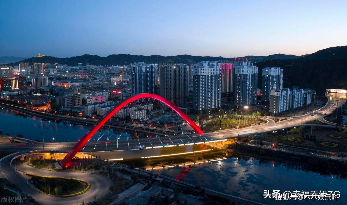 张家口全景图片图片