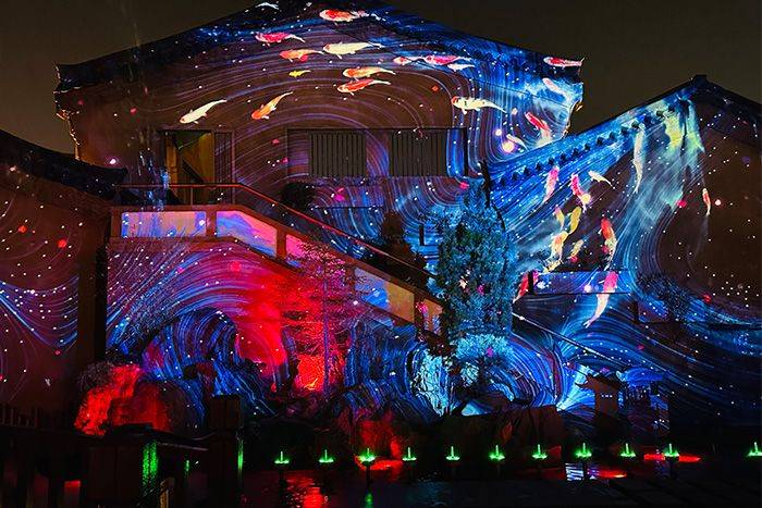 临近节假日,景区户外全息投影应该怎么做?_游客_进行_宣传