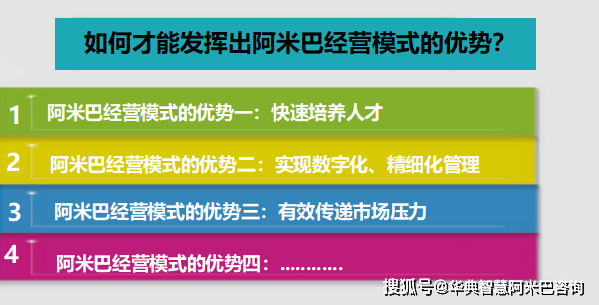 華典智慧·如何才能發揮出阿米巴經營模式的優勢?_企業_員工_機制