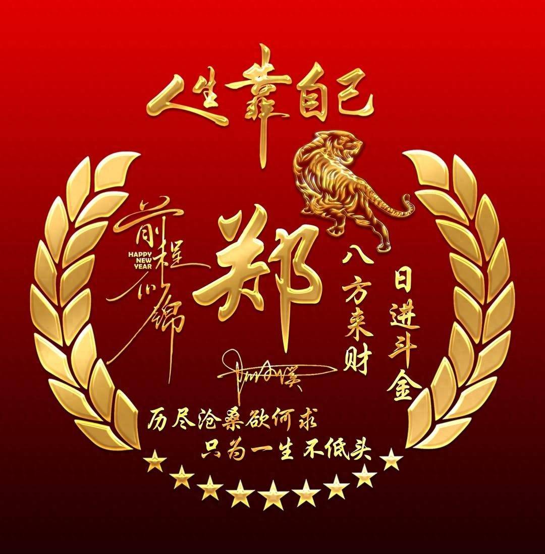 姓氏头像第820期,2024一路向前3d个性签名头像,请查收_设计_评论_清水