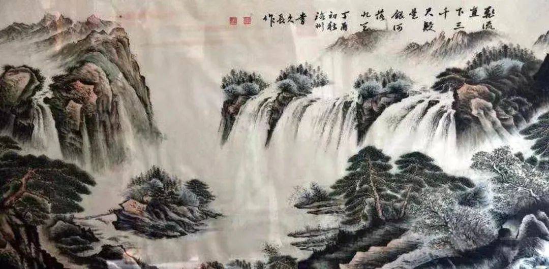 丹青墨韻展風采——李久長繪畫作品欣賞_藝術_書畫_洛南