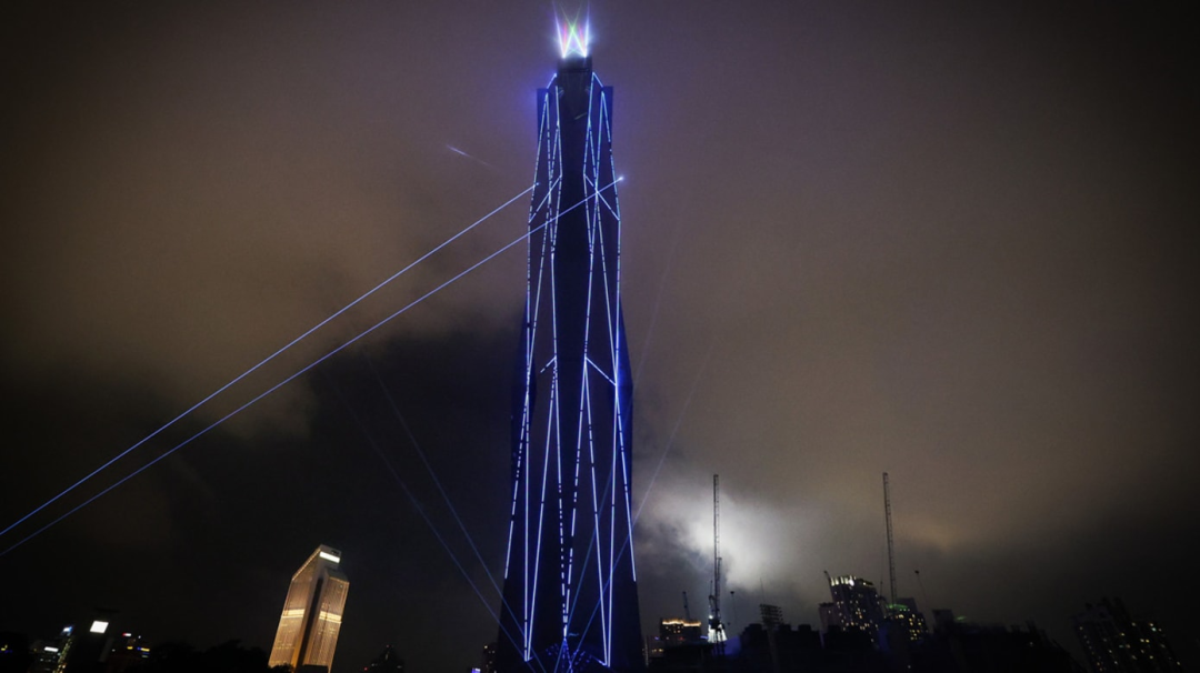 世界第二高楼——马来西亚默迪卡118大厦正式揭幕_大楼_吉隆坡_仪式