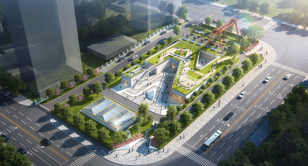 项目建成后,这座新型公园型生态化泵站空间将进一步改善片区环境,充分