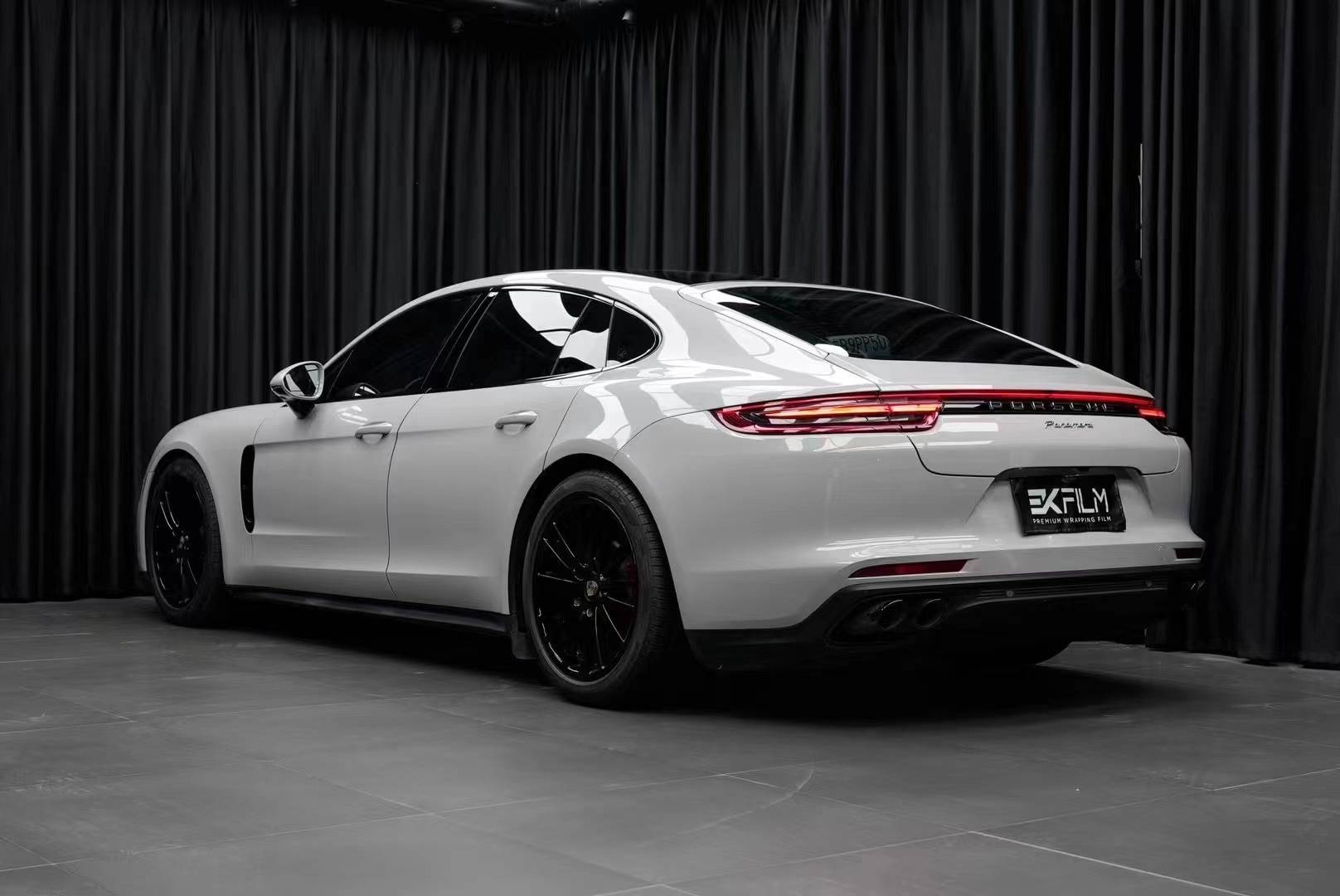 帕拉梅拉ek改色膜pet亚灰,低调却不失高级感_搜狐汽车_搜狐网