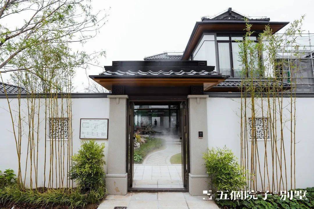 嘉定华亭五个院子别墅建面约120172㎡合院别墅